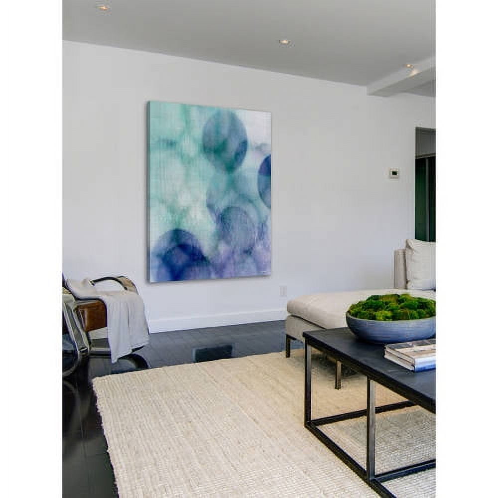 Marmont Hill "Moody Blue II" Painting Print on Wrapped Canvas
