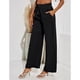 thumbnail image 3 of Pantalones largos de salón, pantalones de pierna ancha para mujer, pantalones casuales de cintura alta, pantalones de pierna ancha, alta capacidad, 3 of 6