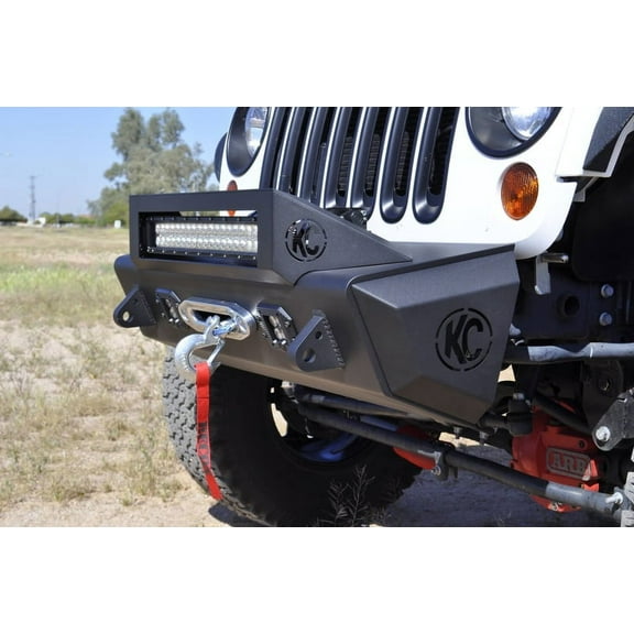 Addictive Desert Designs 07-18 Jeep Wrangler JK Stealth Fighter 20in LED Hoop w/ KC Logo
