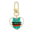 thumbnail image 1 of Winner Winner Chicken Winner Gold Heart Keychain Metal Keyring Holder, 1 of 3