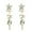 AB Crystal, variant on Rhinestone Starfish Ocean Sea Statement Dangle Earrings for Women Gold Plated Fashion Long Teardrop Shell Pearl Colorful CZ Charms Drop Dangling Stud Lightweight Beachy Jewelry