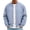 AU21-Light Blue, variant on Men'S Classic Stand Collar Jackets Zip-Up Jacket | Lightweight Coat Casual Vintage Old Style Fall Winter Outerwear Black L