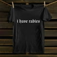 thumbnail image 7 of Pxiakgy I Have Rabies Funny Graphic T-Shirt for Women Uni Vintage Style Tee Sarcastic Dark Humor Shirt Workout T Shirts Athletic Plus Size Tops Summer Trendy Clothes Short Sleeve Spring Tee Black M, 7 of 7