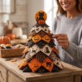 thumbnail image 6 of 2PCS DIY Halloween Quilted Fabric Tree Kit - 3D Layered Fabric Tree Quilting Sewing Art Craft kit - Handmade Halloween Holiday Tree for Home Decor, 6 of 7