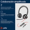 thumbnail image 2 of Poly Audífonos Blackwire 8225, Alámbrico, USB., 2 of 4