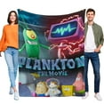thumbnail image 1 of Plankton: La Película anti-pilling, suave, ligera, esponjosa y acogedora de lujo para hogar y cocina – Perfecta para niños y adultos,120X150cm, 1 of 6