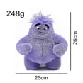 thumbnail image 2 of If Plush Purple Monster Plush Toys Soft Stuffed Gift Dolls 26cm, 2 of 5