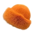 thumbnail image 1 of Gorro cosaco, gorro ruso, cómodo gorro Y2K, resistente al viento, cálido y abrigado. Naranja, 1 of 9