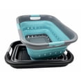 thumbnail image 7 of SAMMART 41L (10.8 gallon) Collapsible 3 Handled Plastic Laundry Basket-Foldable Pop Up Storage Container/Organizer-Space Saving Hamper/Basket, 7 of 7