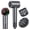 Gray, variant on Hair Dryer, 160,000 RPM Professional-Grade Upgraded Ion Hair Dryer with Temperature Control and Low-Noise Function, Suitable for All Hair Types, Fast Drying, Includes Diffuser and Ambient LED Lights
