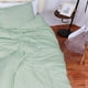thumbnail image 2 of Conjunto Cobertor De Camas Super King Unique Bargains Única Lavada de Algodón Funda de Almohada Colcha Edredón Verde, 2 of 6