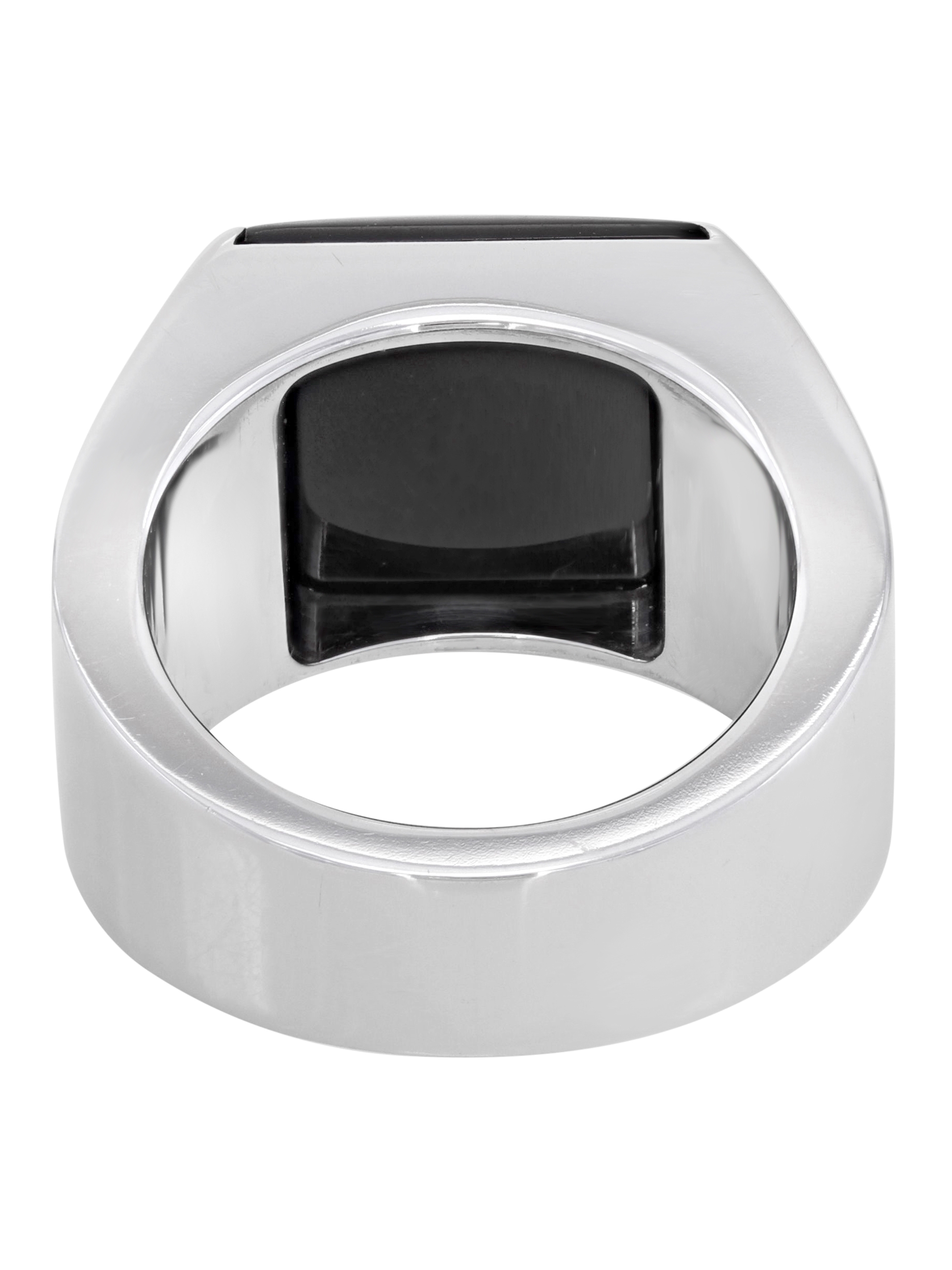 cartier silver mens ring