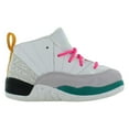 thumbnail image 4 of Toddler's Jordan 12 Retro White/Vapor Green-Photon Dust (850000 130) - 8, 4 of 4