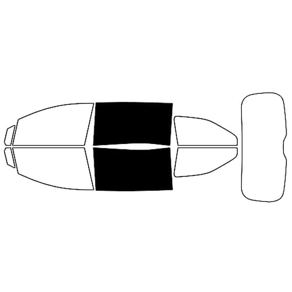 Rvinyl Window Tint Kit Compatible with Honda Odyssey 2018-2025 - Back Precut Kit - 5%