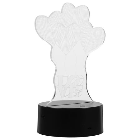 

3 D Table Lamps Heart Illusion Lamps 3D Lamp Illusion Optical Illusion Lamp LED Illusion Lamp