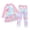 1-Multicolour31210, variant on Tiijoy 2-Piece Swimsuit for Girls Cartoon Long Sleeve Rash Guard Swim Dress Pants UPF 50 Bathing Suit, Sizes 6-7