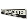 thumbnail image 4 of GTO Novelty Sign, Metal Wall Decor - 4x18 inches, 4 of 4