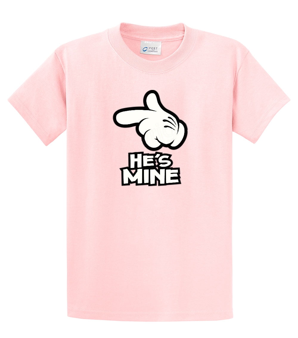 He's Mine with Finger Pointing Tee Shirt Black - Picture 23 of 53