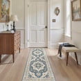 thumbnail image 2 of UERMEI 2x6 Washable Runner Rugs for Hallway, Modern Vintage Non Slip Indoor Rug for Entryway Doormats Bedroom Kitchen, Vacuum-Friendly Home Decor Carpet, Beige Brown, 2 of 10