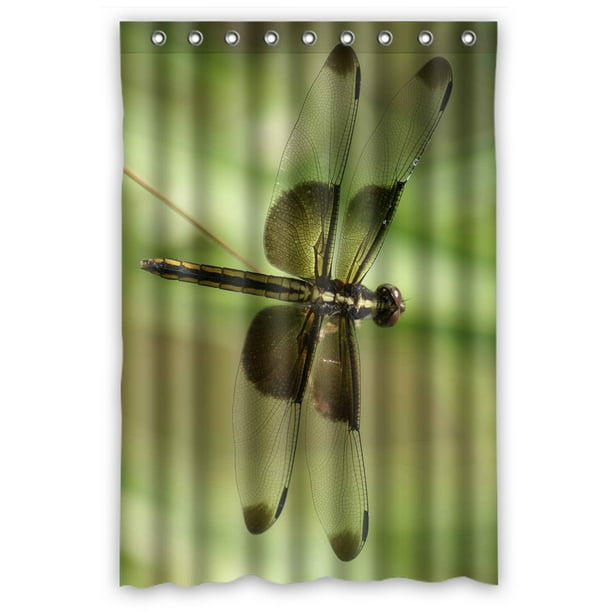 Zkgk Dragonfly Waterproof Shower Curtain Bathroom Decor Sets With Shower Curtain Bathroom Decor Sets