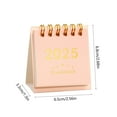 Cyber and Monday Deals 2024 CSEONE 2025 Mini Desk Calendar,Standing Calendar for Desk, 2025 Flip