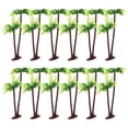 thumbnail image 1 of SHISUYAN 12Pcs Plastic Coconut Tree Miniature Plant Pots Bonsai Craft Micro Landscape DIY Decor, 1 of 8