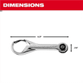 thumbnail image 3 of Milwaukee Tool 7-in-1 Multi-Bit Mini Ratchet, 3 of 9