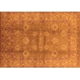 thumbnail image 1 of Ahgly Company Indoor Rectangle Oriental Orange Traditional Area Rugs, 2' x 4', 1 of 4