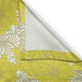 thumbnail image 3 of Ambesonne Yellow Flower Kitchen Curtains, Fresh Garden Art, 55"x39", Yellow Cream, 3 of 3