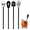 Gothic Style, variant on 36 Pack Halloween Cocktail Stirrers, 18cm Skeleton Skull Drink Sticks with Coffin Cross RIP Tombstone Hand Designs, Food Grade Plastic PS Swizzle Sticks for Halloween Party Bar Cocktail Decorations