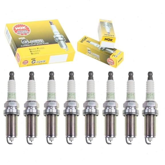 8 pc NGK G-Power Spark Plugs compatible with Dodge Dakota 4.7L V8 2008-2010