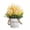 Yellow, variant on Weloille Artificial Potted Plant, 1 Pack Realistic Fake Greenery Plant, Non-Watering Fade Resistant Simulation Bonsai, Decorative Potted Plant for Office Desk Bedroom Balcony Home Decor