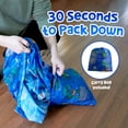 thumbnail image 3 of USA Toyz Air Dome Inflatable Indoor Outdoor Pop-Up Play Tent, Playhouse for Kids (Blue), 3 of 7