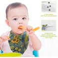 thumbnail image 4 of Dreamtimes 3 PCS Two Peacocks Sunflower Baby Muslin Washcloths, Unique Face Towel Burp Cloths Ultra Soft Absorbent Cotton Bath Wipes Towels for Newborn Boys Girls, 4 of 7