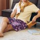 thumbnail image 5 of Balery Snake And Flower Pantalones cortos de pijama de punto de algodón para hombre con cinturilla y bolsillos-3X-Large, 5 of 6