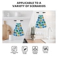 thumbnail image 4 of Kdxio Cartoon Monster Hand Towel with Loop Hanging Towel Absorbent Tie Towels for Kitchen Tea Bar Bathroom Decor, 4 of 7