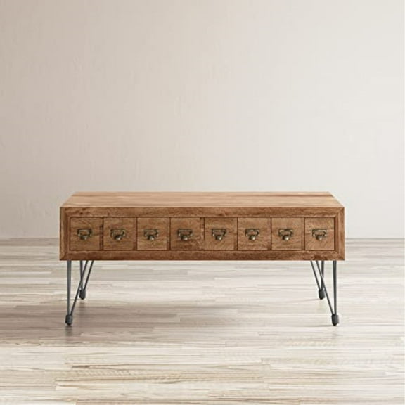 Jofran American Vintage Coffee Table with Apothecary Drawers