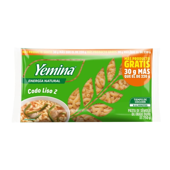 Sopa de Codo Liso 2 Yemina 250 g