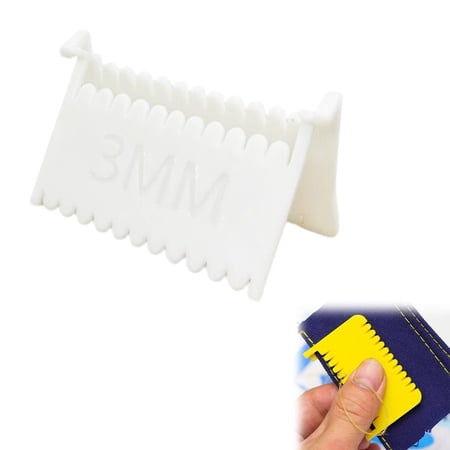 AGIUFGS Clip Sewing Ruler with Guide Festive Holiday Designs for Hand Sewing and Patchwork