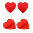thumbnail image 1 of Dosaele 4pcs Large Red Love Sticky Notes - Cute Type Valentine‘s Day Memo Message Paper 200 Sheets - For Valentine‘s Day - Perfect for Students & Office Workers - Ideal Gift for Lovers &, 1 of 5