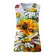 thumbnail image 4 of Camiseta holgada sin mangas con cuello redondo y estampado de flores informales de verano para mujer Pompotops  lopia994522, 4 of 5