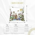 thumbnail image 4 of Bingfone Decorative Pillow Covers 18"X18" Herbs And Wildflowers Couch Pillow Cases Modern Farmhouse Covers For Couch Sofa Bed, 4 of 9