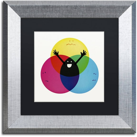 Trademark Fine Art 'Nobody's Child Final' Canvas Art by Robert Farkas, Black Matte, Silver Frame