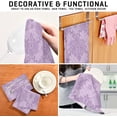thumbnail image 7 of Coolnut Beautiful Lavender Kitchen Dish Towel Set of 6, Super Soft Absorbent Cleaning Cloth, Reusable Quick Drying Kitchen Towel for Home, Kitchen Washcloth Gift, 7 of 7