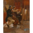 thumbnail image 3 of Homer, Winslow 15x18 Black Modern Framed Museum Art Print Titled - The Studio, 3 of 5