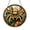 Acrylic 3.5 Inch, variant on Cute Jumping Spider Stained Glass Style Suncatcher Window Hanging Decor, Spider Glass Art Panel for Window Decoration Gift