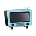 thumbnail image 1 of Pañuelos, soporte para teléfono móvil, adorable caja para guardar servilletas con forma de TV, servilletas Azul, 1 of 7