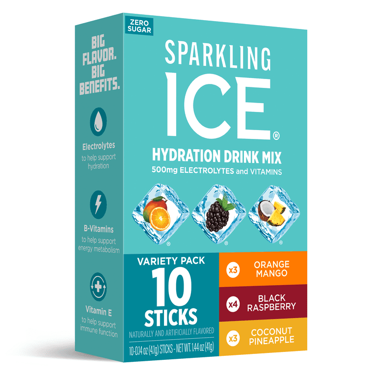 Sparkling Ice Zero Sugar Drink Mix Variety Pack, 10 Sticks photo 2
