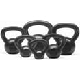 thumbnail image 5 of Yes4All 105 lb Cast Iron Kettlebell, Black, Combo / Set, Includes 5-30lb, 5 of 8