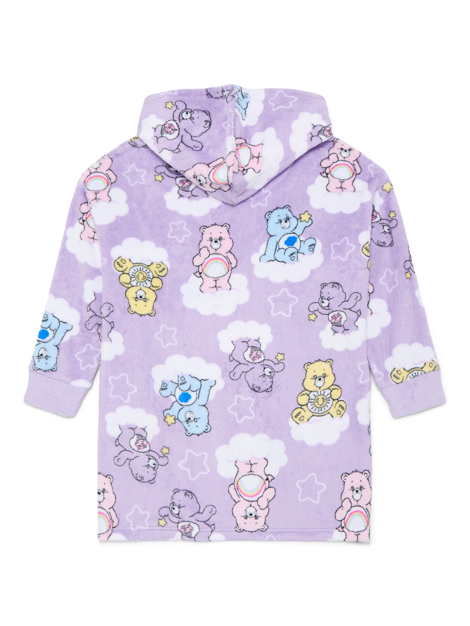 Care Bears Girls Hooded Cozy Sleeper, Sizes S-XL